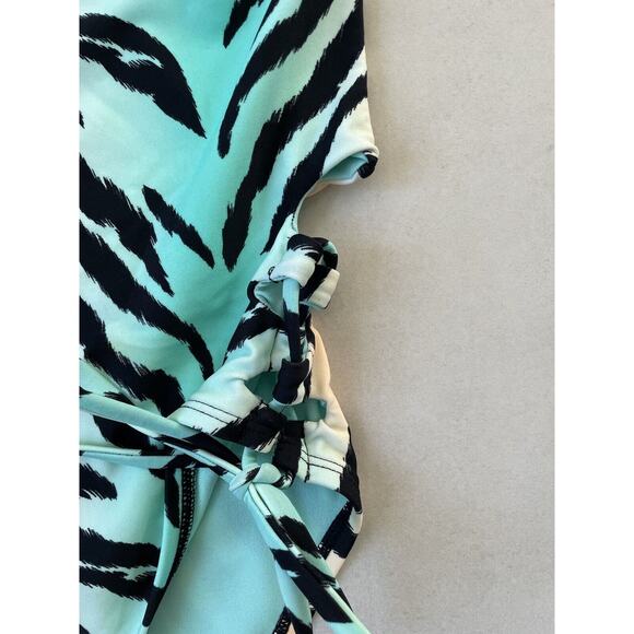 Sugar Beach Swim One Piece Swimsuit Animal Print Swimwear - Picture 3 of 9